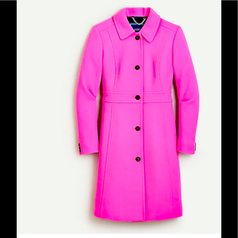 Classic day coat in Italian double-cloth wool